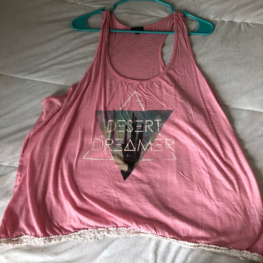 Pink tank top